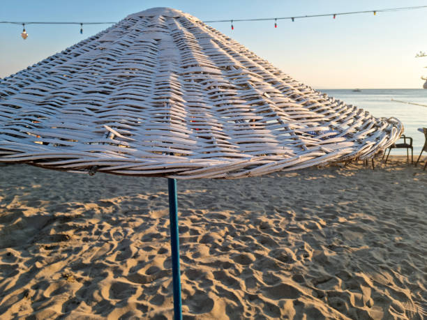 Symbols of summer beach umbrella