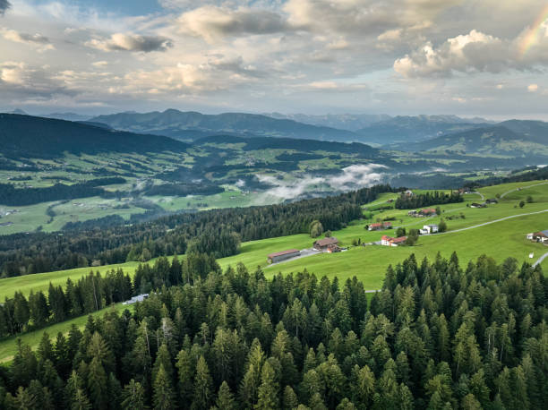 istock aerial view in the Bregenz Forest Area, Vorarlberg, Austria 2166582222