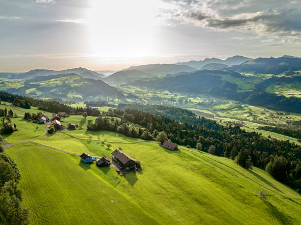 istock aerial view in the Bregenz Forest Area, Vorarlberg, Austria 2166582487