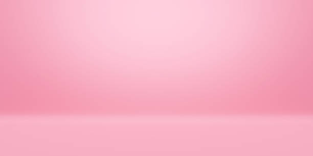 istock Empty pink pastel studio bg for product show. 3d render illustration 2166583641