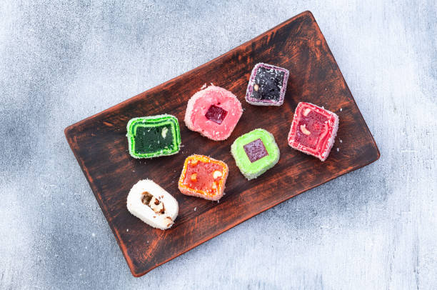 istock Turkish delight candy . Rahat lokum photography 2166586181