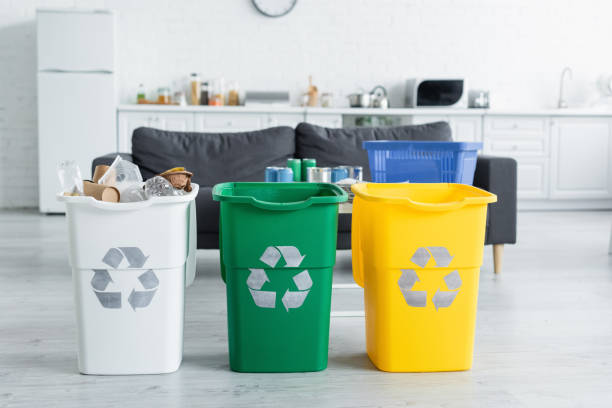 istock Building a sustainable home with smart waste sorting in a cozy kitchen 2166588049