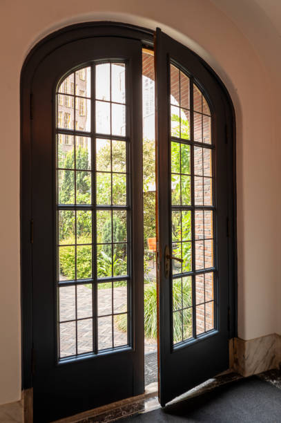 door to the garden