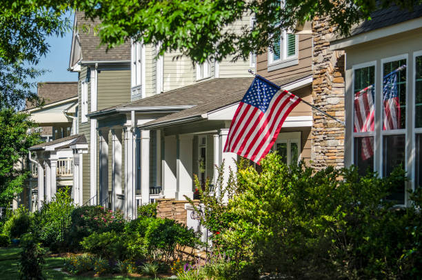 istock Patriotic Neighborhood 2166589120