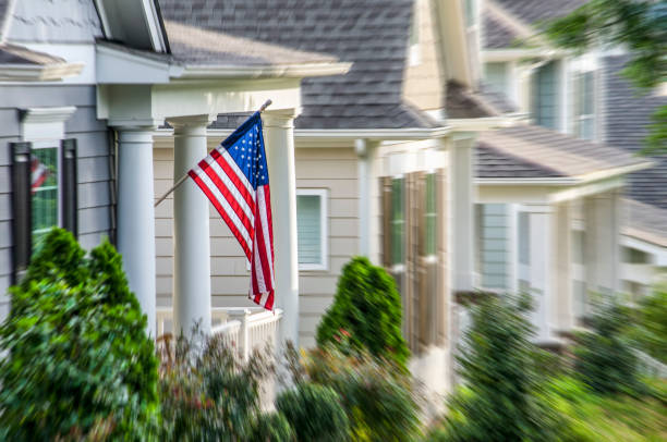 istock Patriotic Neighborhood 2166589149