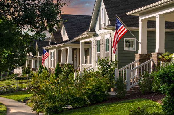 istock Patriotic Neighborhood 2166589368