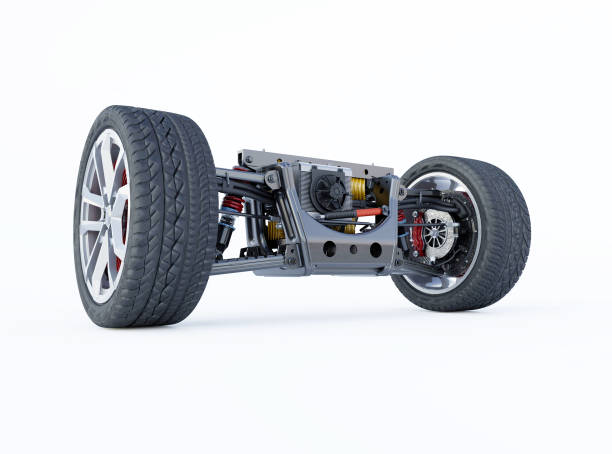 istock 3d rendering illustration electric car drive with batteries perspective isolated on white background with shadow 2166595478