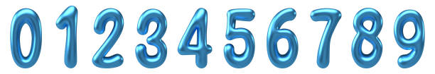 istock set of liquid number blue color 3d render 2166595812