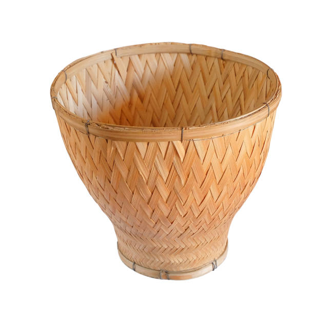 istock Steamed sticky rice basket made from bamboo . 2166607491