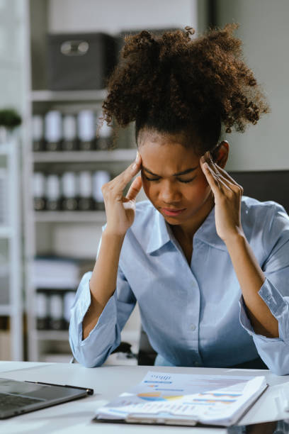 istock Business woman are under stress from working for poor work, failed work. 2166614357