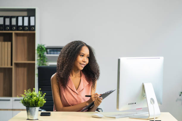 istock Businesswoman analyzing business enterprise data management, business analytics with charts, Marketing, Financial, Analyst, Business growth chart. 2166614480