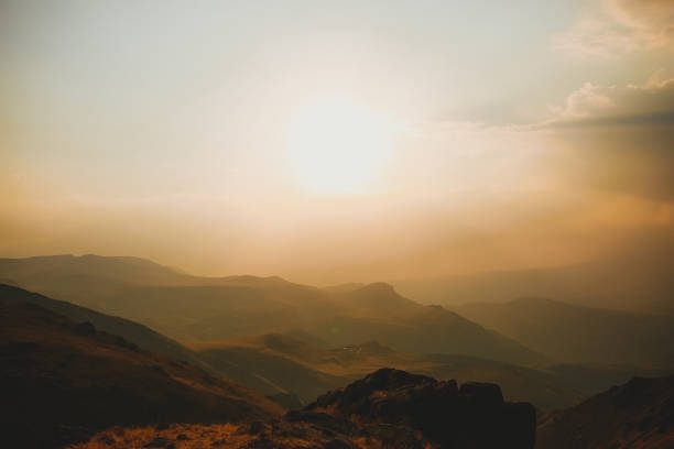 Mountain landscape stock photo