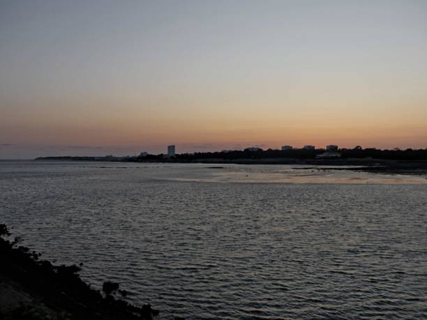 istock Superb sunset - View of the beach 2166637203