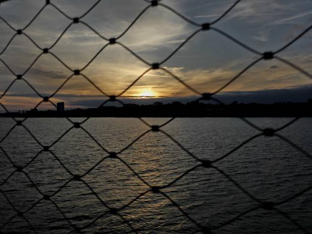 istock Superb sunset - View of the beach 2166637655