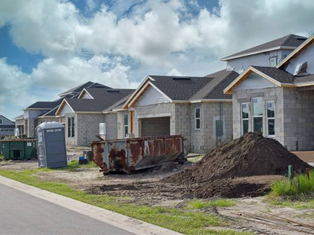istock Row of new home at Florida construction site 2166639426