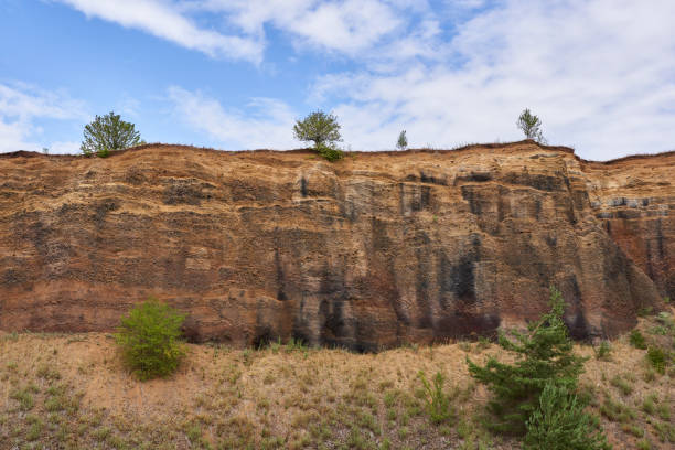 istock Extinct volcano with rock formations and vegetation 2166639729