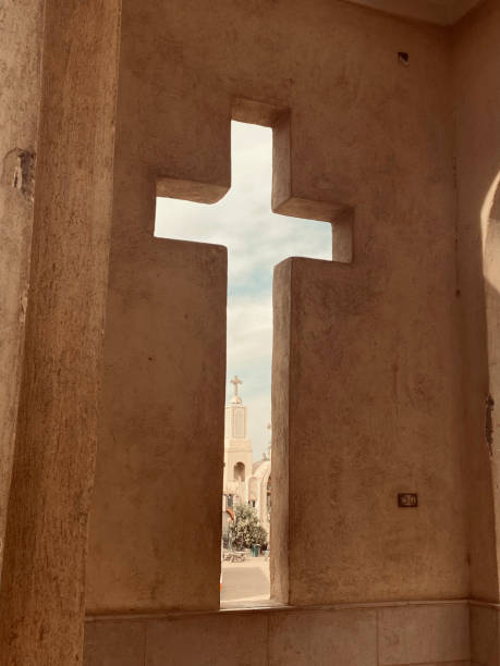 istock A cross shaped window in Luxor 2166640635