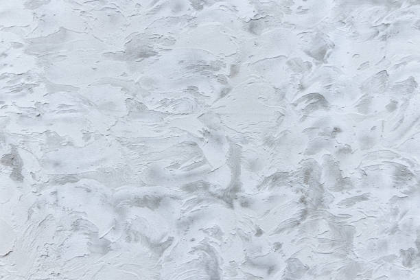 cement concrete wall white background wallpaper template with brush traces and empty copy space for your advertising text here