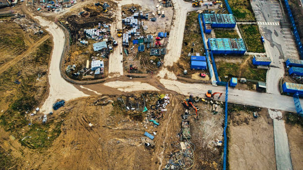 istock Aerial view of a developing area 2166644676