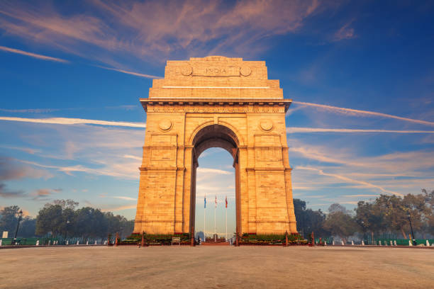 istock India Gate in sunset evening lights, Rajpath,  New Delhi 2166645442