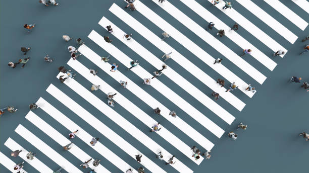 istock Walking Through Life: A Top-Down Look at City Pedestrians 2166649720