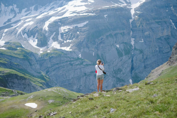 istock Scenic view of mountains in summer 2166650995