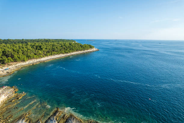 Aerial view of Premantura Croatia