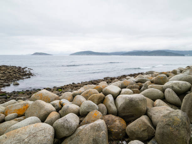 Big stones on the sea coast