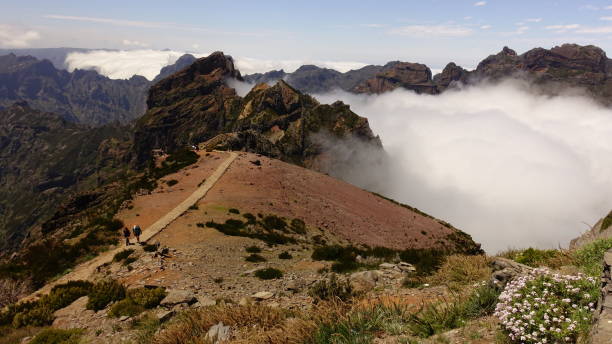 istock Breathtaking mountains and cloud inversion in Pico do Arieiro in Madeira 2166658013