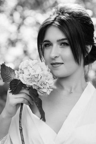 istock young girl bride in spring garden 2166659290