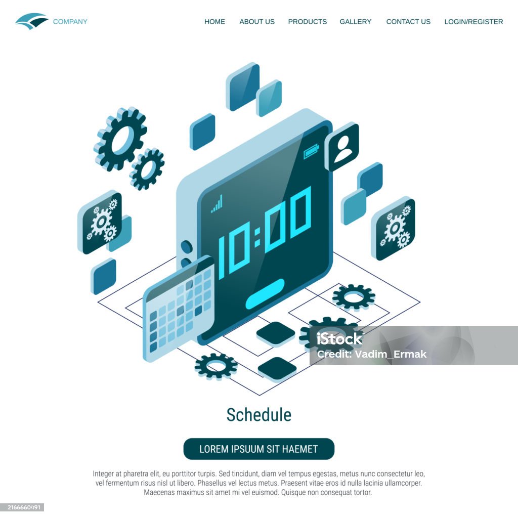 Shedule Vector Images Schedule Vector Concept Stock Illustration - Download Image Now ...