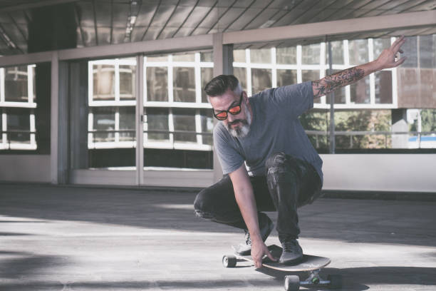 istock Skater riding a skateboard 2166663450