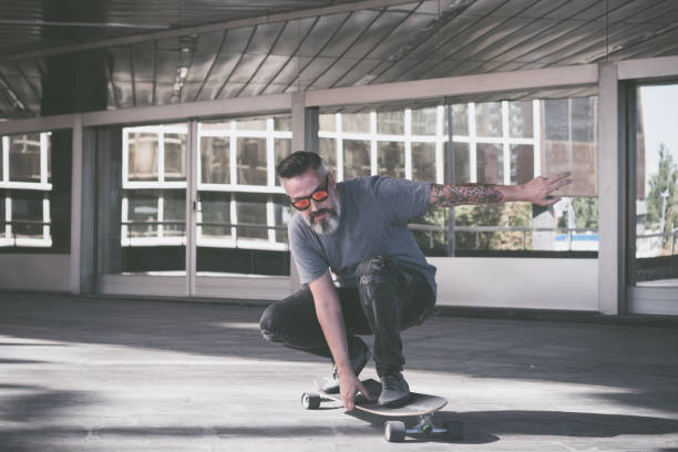 istock Skater riding a skateboard 2166663455