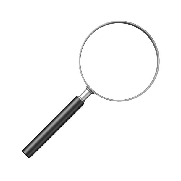 istock Magnifying glass isolated on white. 2166664618