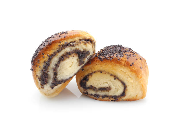 istock Poppy seed buns isolated on white 2166665284