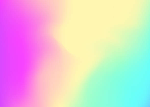 istock Hologram Texture. Neon Minimalist Illustration. Chrome Light. Shiny Vector. Liquid Flyer. Pink Pop Background. Abstract Gradient. Iridescent Background. Violet Hologram Texture 2166667102
