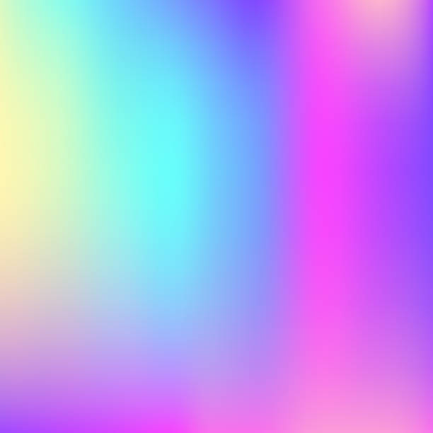 istock Holographic Texture. Neon Glitch. Plastic Foil. Abstract Background. Pink Blur Gradient. Shiny Creative Invitation. Iridescent Background. Rainbow Light. Violet Holographic Texture 2166667752