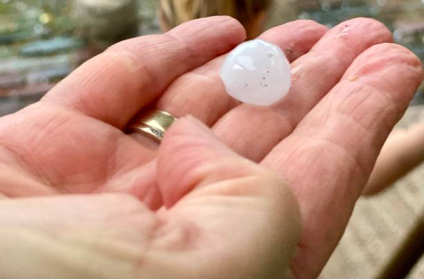 Heavy Hail after a warm summer day