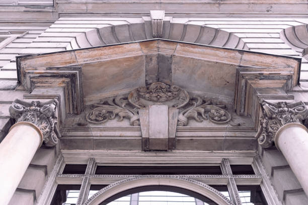 Exterior architectural feature of the Birkbeck Building - a National Historic Site of Canada.