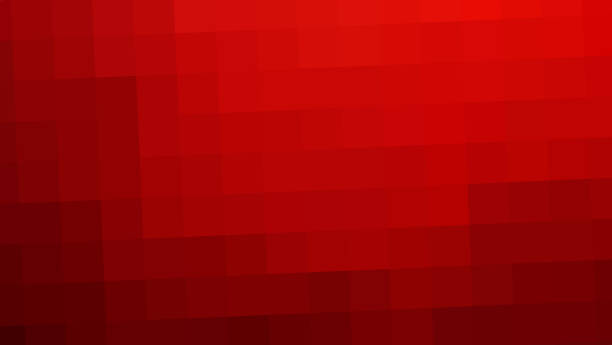 Gradient red background. Geometric texture of light-dark red squares. The substrate for branding, calendar, post, wallpaper, poster, banner, cover. A place for your design or text. Vector illustration