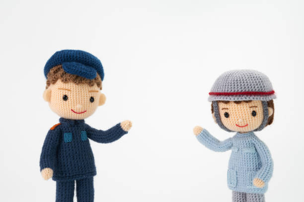 istock Handmade knitted toy.  disaster prevention,lifesaving 2166674778