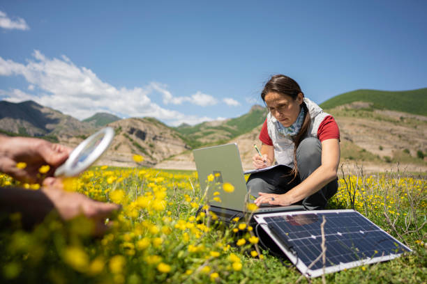 istock Ecology Fieldwork in Nature. Sustainability practices. 2166675499