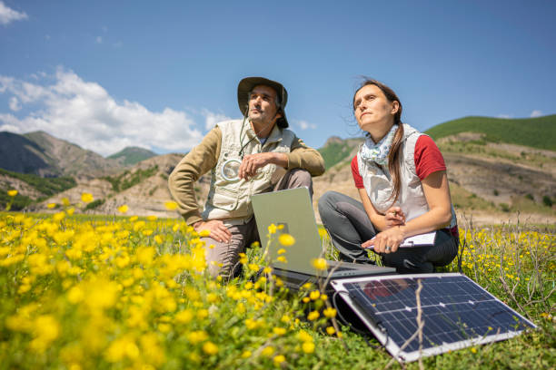 istock Ecology Fieldwork in Nature. Sustainability practices. 2166675504