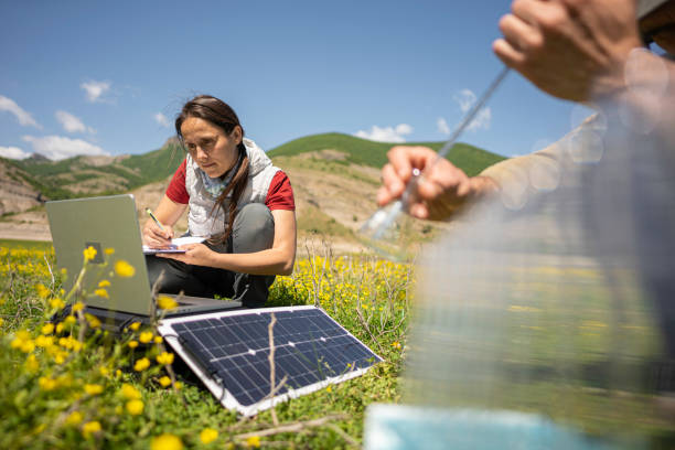 istock Ecology Fieldwork in Nature. Sustainability practices. 2166675508