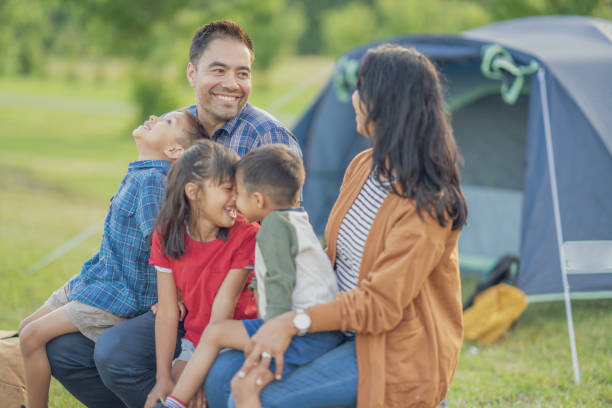 istock Family Camping 2166675968