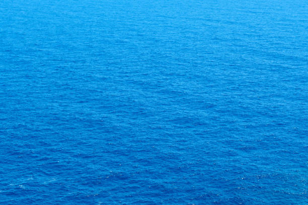Bright blue background of  Mediterranean Sea