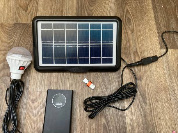 istock Solar battery and other accessories for mobile electrics 2166685124