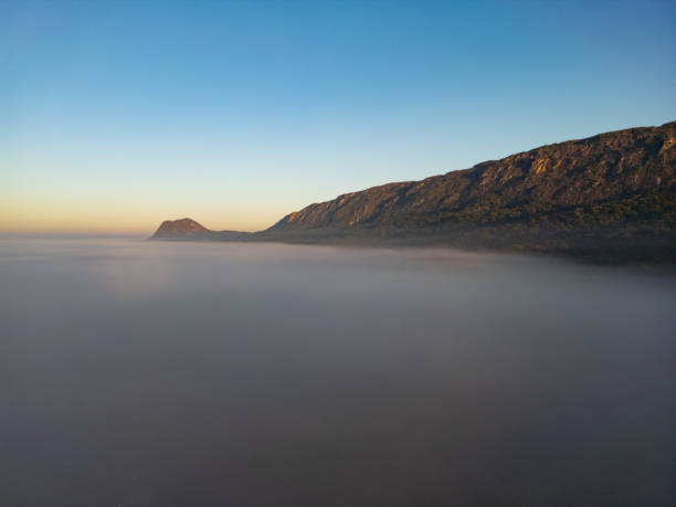 Sunrise with fog