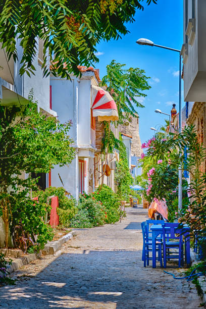 istock Colorful streets in Bozcaada 2166692828
