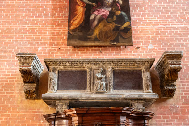 istock Stone sarcophagus in Basilica dei Santi Giovanni e Paolo 2166696410